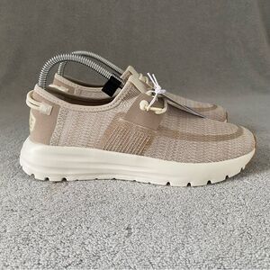 Hey Dude Shoes Womens 7 Beige Neutral Sirocco Comfort Slip On 40148-1AC